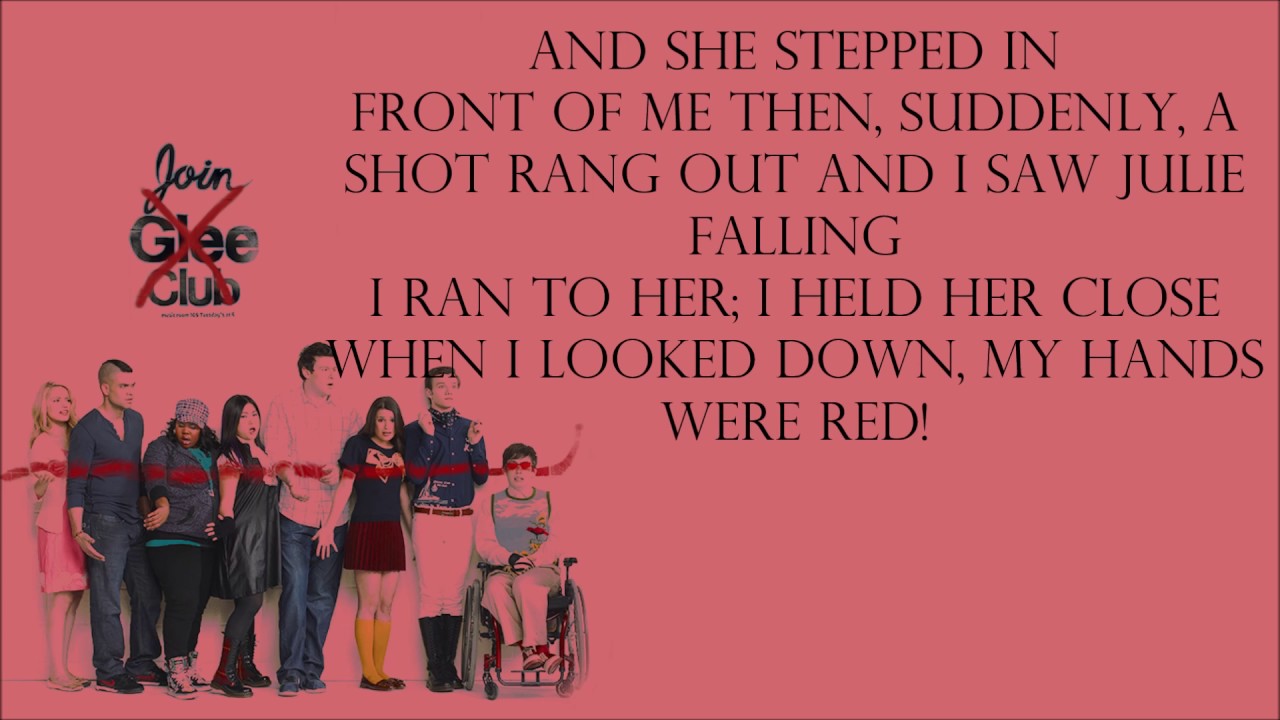 Glee 1x17 - Run Joey Run [with lyrics]