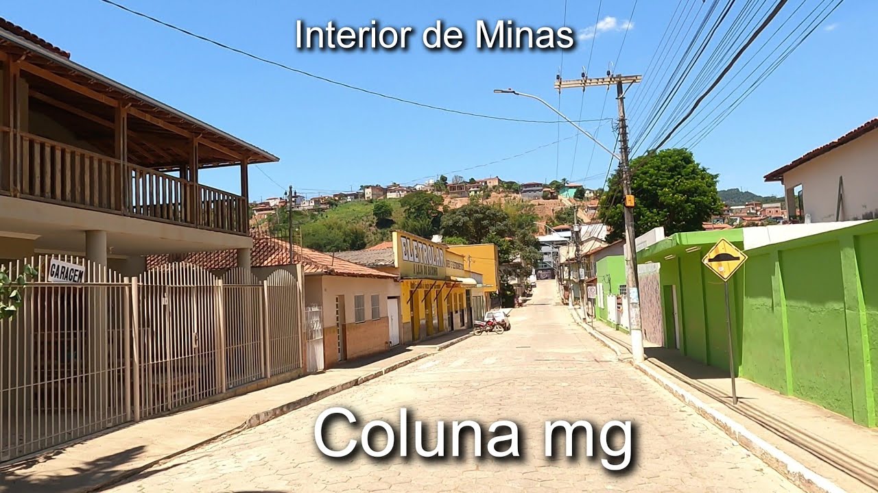 INTERIOR DE MINAS | CIDADE DE COLUNA MG, VIDA BOA É DO INTERIOR (PASSEIO NO DOMINGO)
