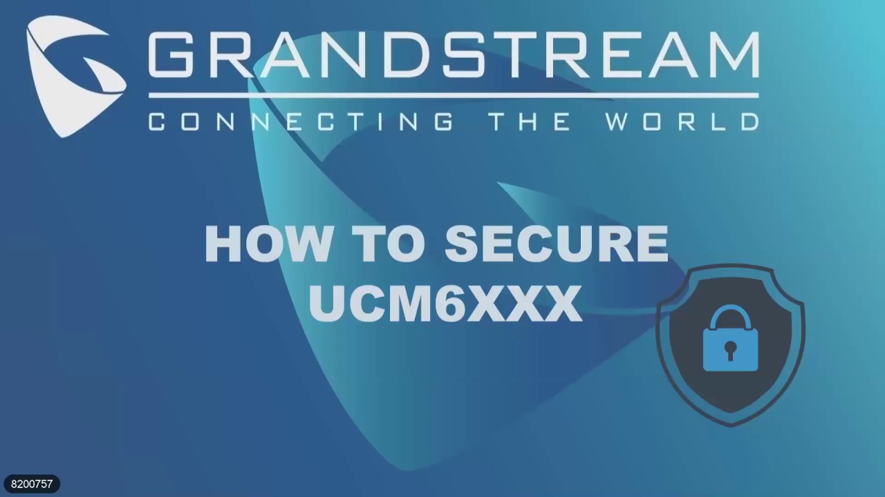 Securing your UCM IP PBX
