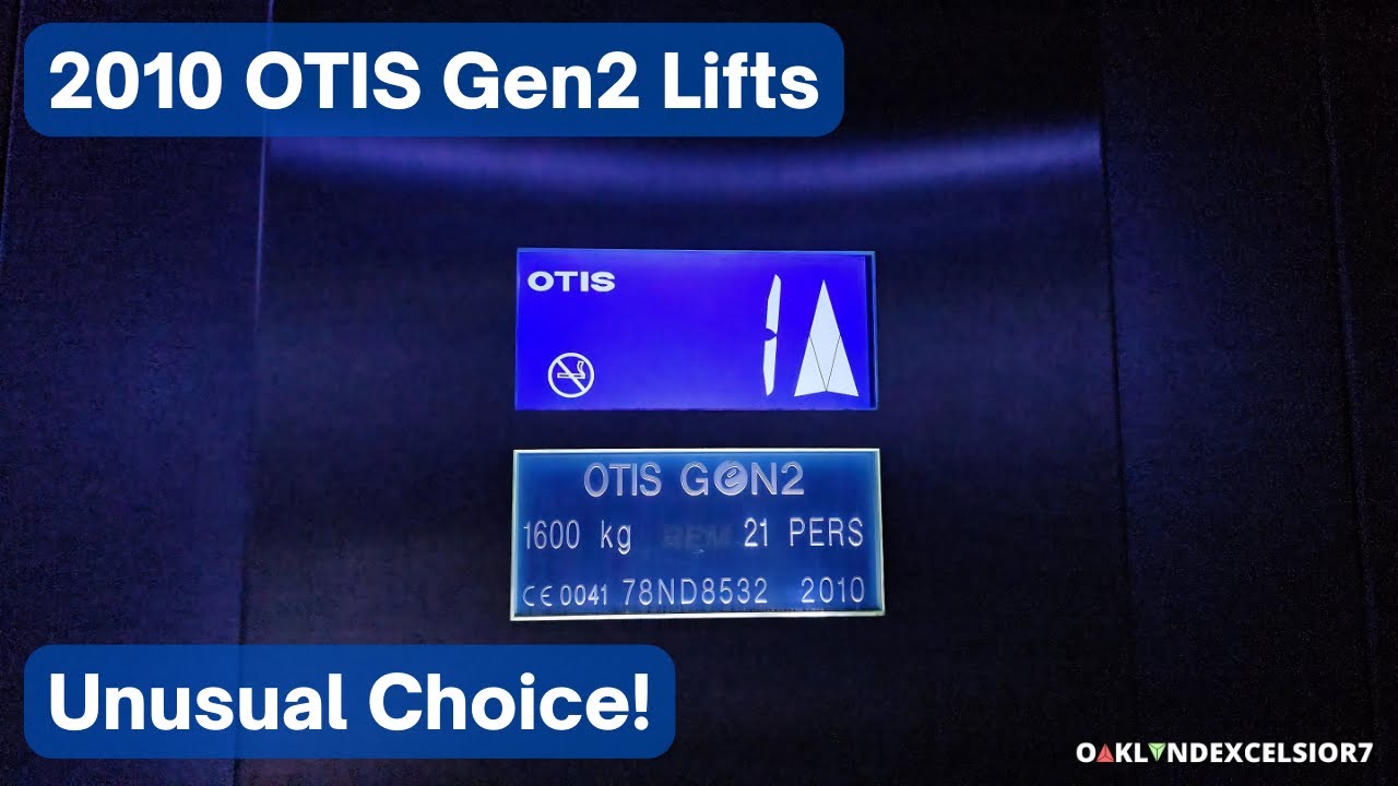 Unusual Choice! 2010 OTIS Gen2 Lifts at Sainsburys Colchester