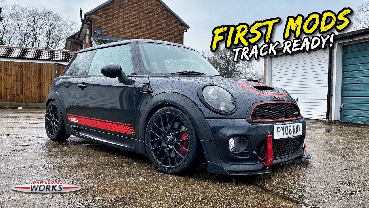 THE JCW MINI COOPER S GETS ITS SICK FIRST MODS *TRACK WEAPON*