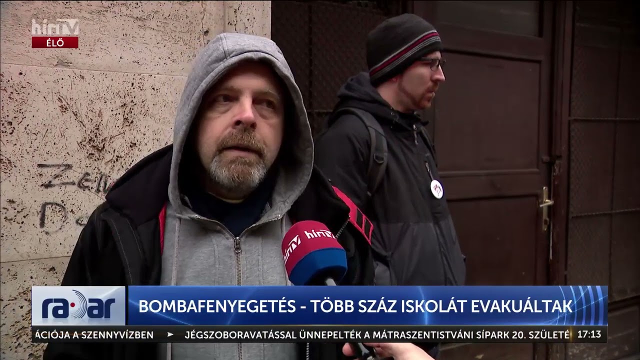 Radar - Bombafenyegetés - több száz iskolát evakuáltak - HÍR TV