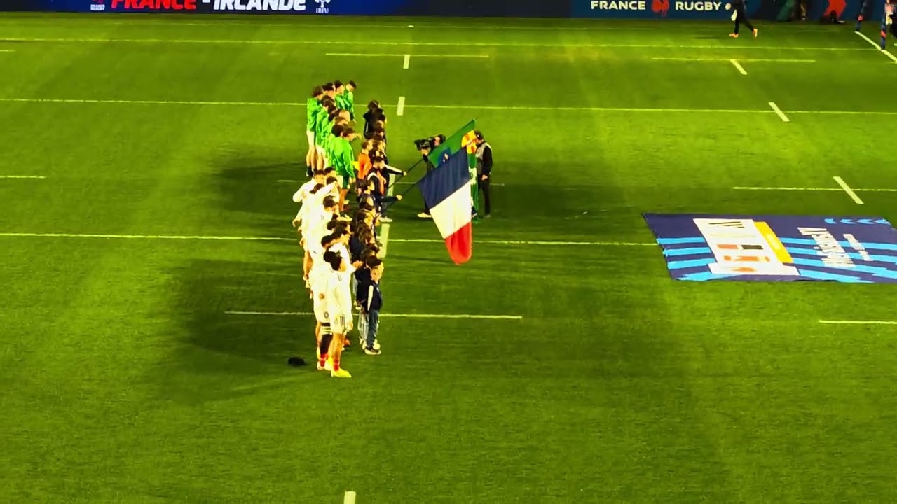 Hymnes Nationaux des Six Nations U20 France / Irlande 2026