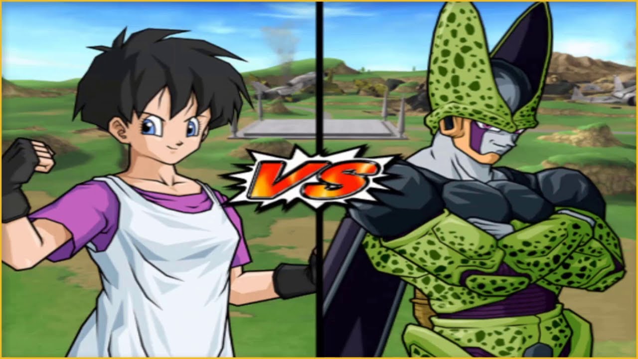 Dragon Ball Z: Budokai Tenkaichi 3 - Videl VS Perfect Form Cell [COM VS COM]