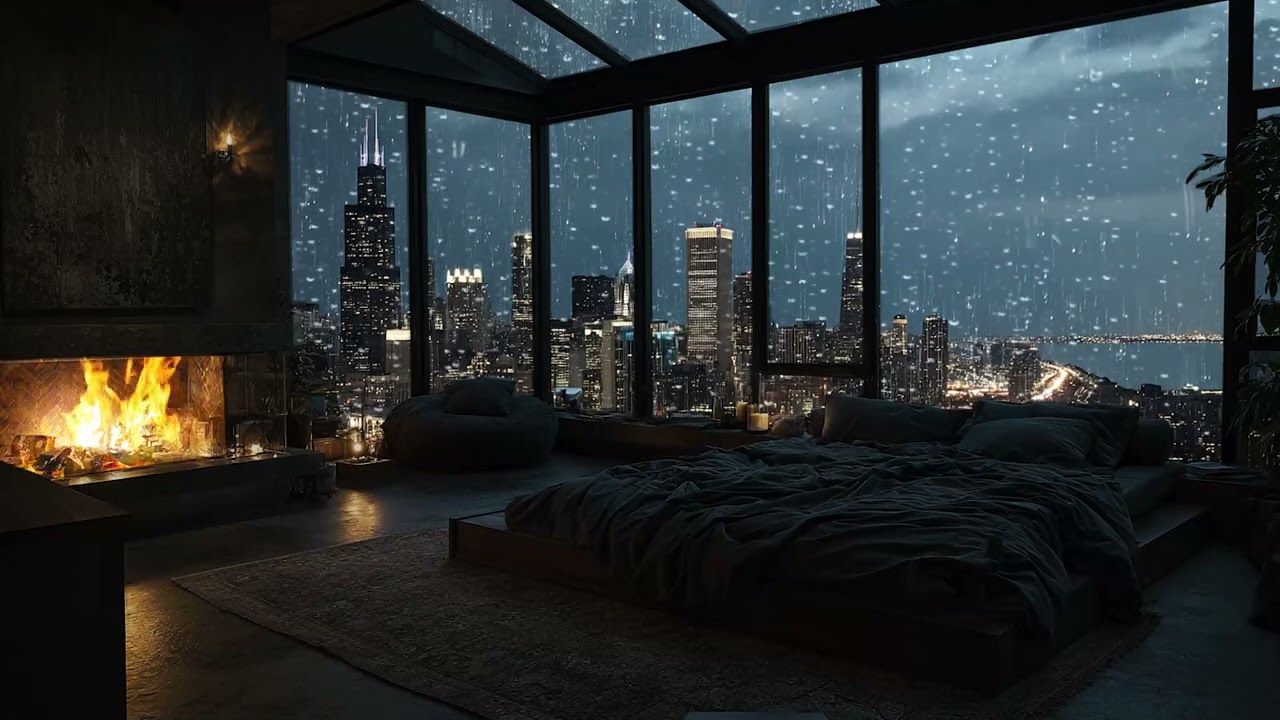 3 Hours Relaxing Piano with Rain Sounds 🌧 Deep Focus & Sleep
