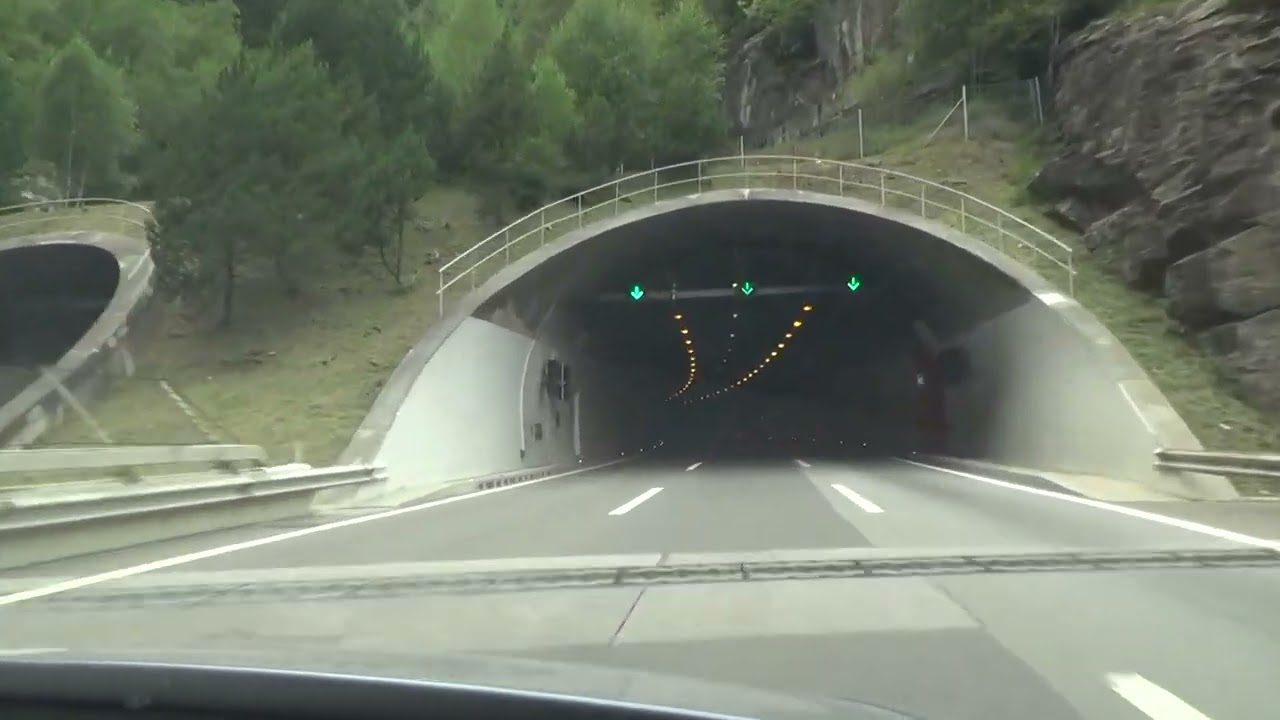 Fahrt über den Gotthard - Pass von Bellinzona bis Schwyz / Video Nr. 151