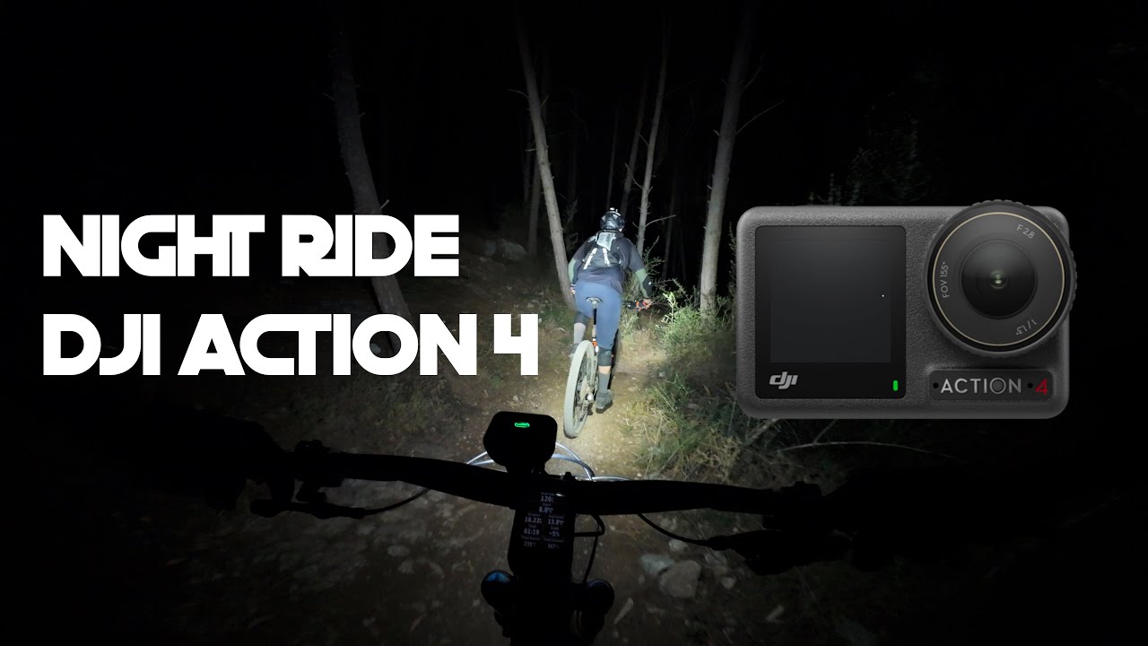 DJI ACTION 4  NIGHT RIDE