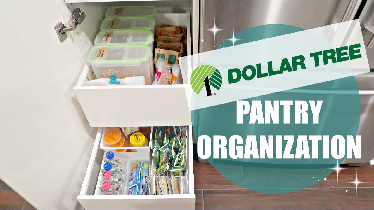 ORGANIZE & DECLUTTER WITH ME 2017 // DOLLAR TREE PANTRY ORGANIZATION // DECLUTTER!!