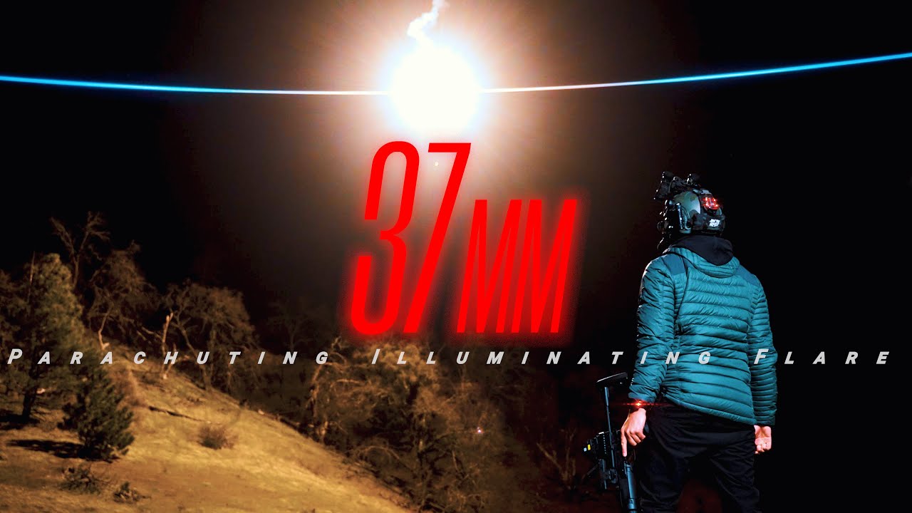 Civilian Legal 37mm Parachuting Illuminating COD Flare!