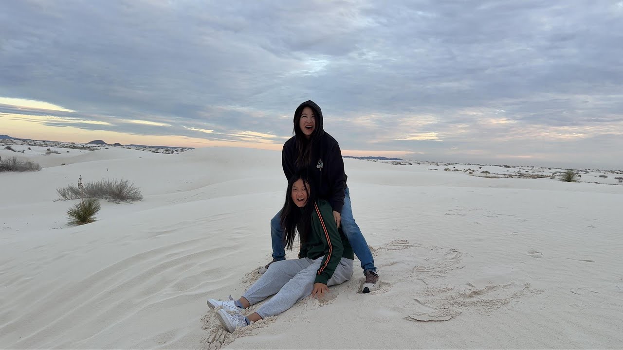 补发---圣诞元旦自驾亚利桑那，白沙公园和球场真的很美！！Cybertruck Road Trip Vlog｜高尔夫 · 酒店 · 沙漠 · 跨年
