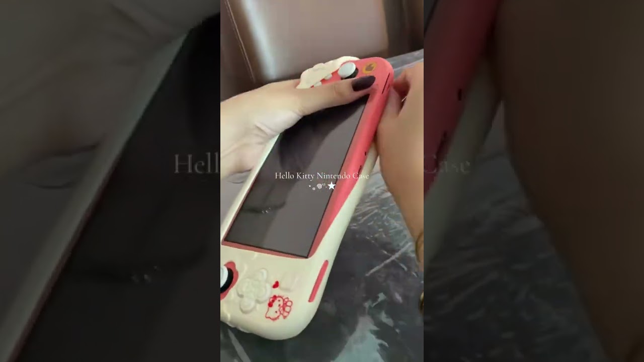 Love my hello kitty Nintendo case!! #hellokitty #nintendo #sanrio