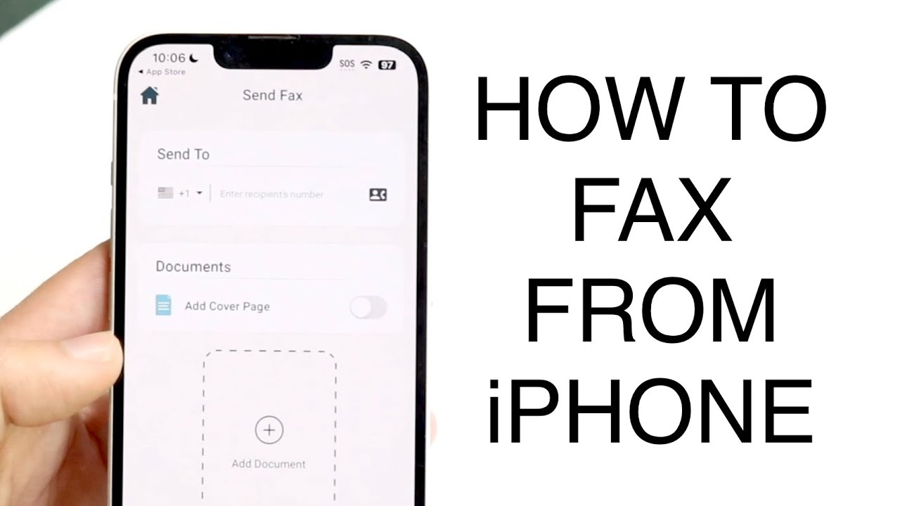 Как отправить факс с iPhone!
