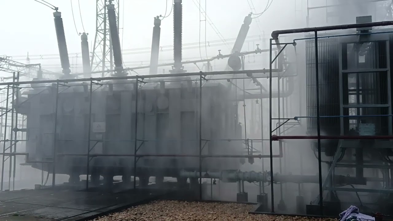Fire Safety Valve Check Before Charging The Transformer. 