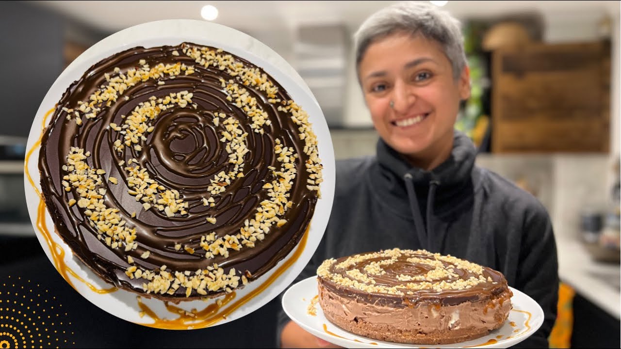 NO BAKE CHOCOLATE CHEESECAKE | How to make delicious easy chocolate cheesecake | Food with Chetna