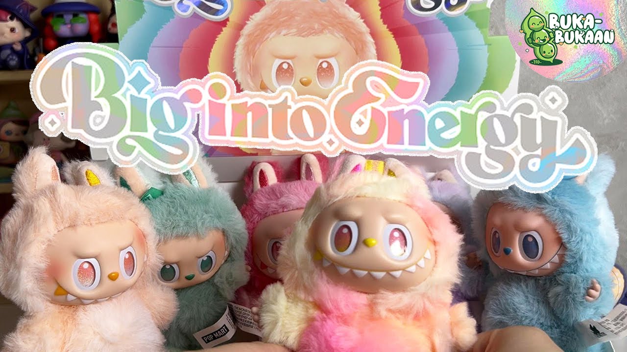 UNBOXING full set Labubu ! - Big into Energy Series | POP MART Vinyl Plush Pendants 🌟