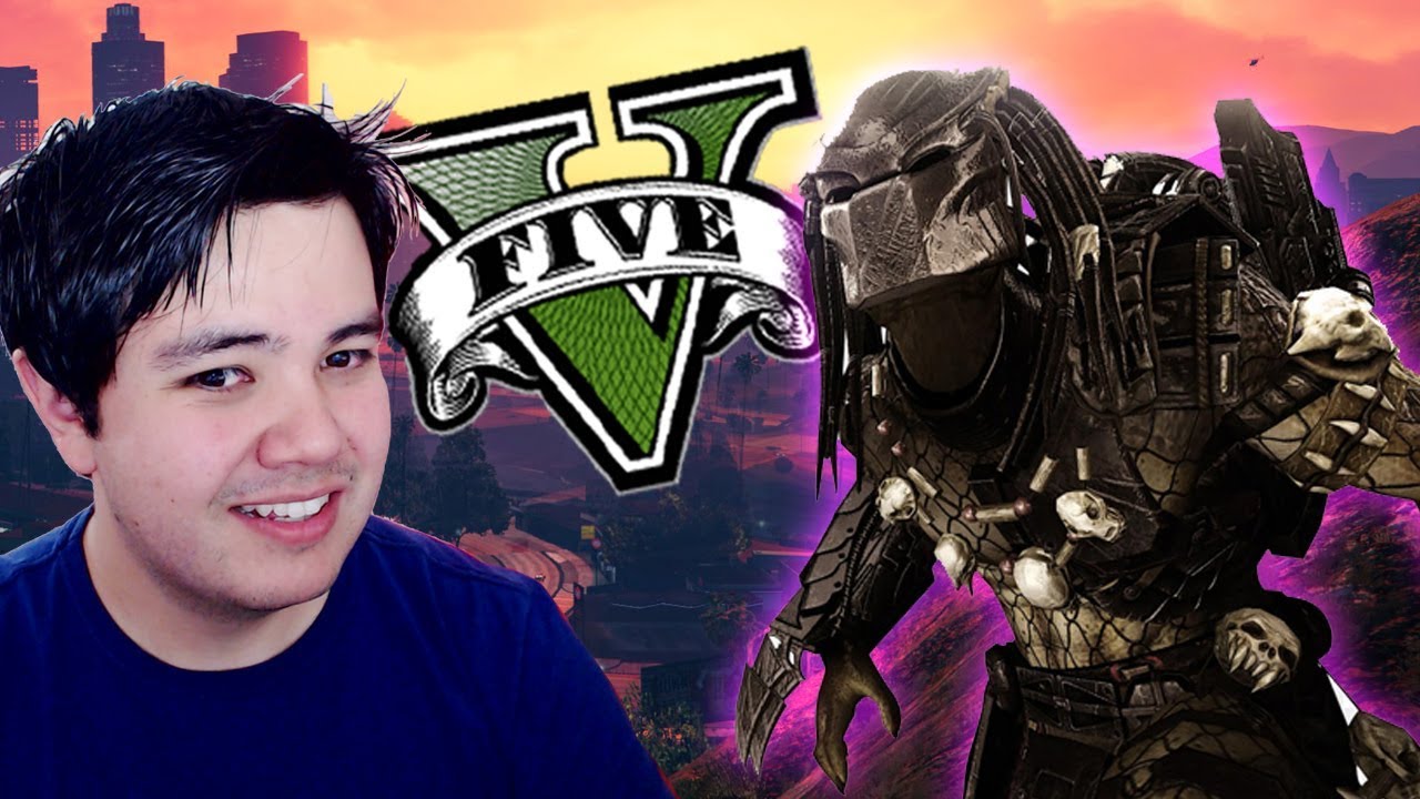 GTA V - MODS - PREDADOR! O MOD MAIS TENSO QUE VOCÊ JÁ VIU!