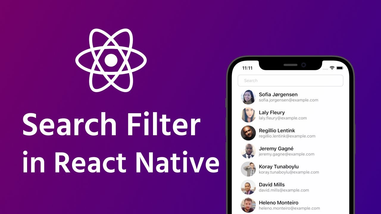 Как создать фильтр поиска в React Native | Поиск в FlatList