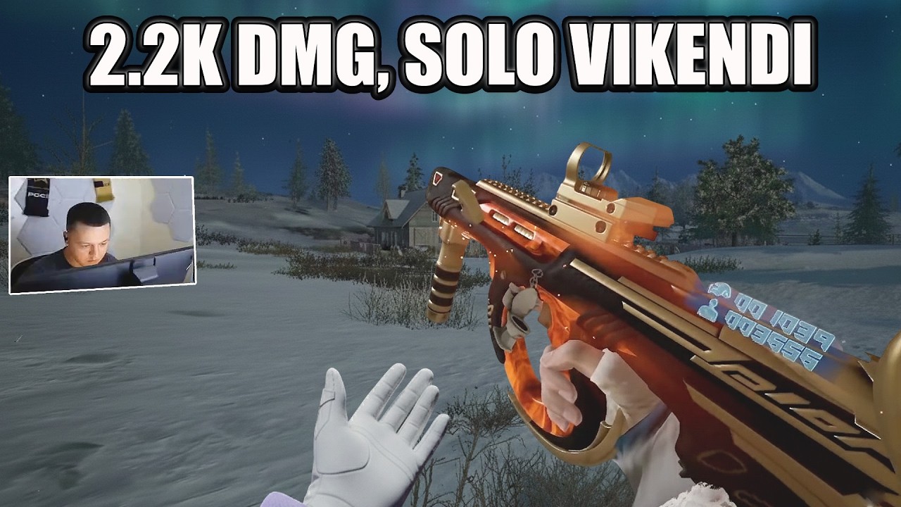 ADOUZ1E — 18 УБИЙСТВ И 2.2K УРОНА СОЛО НА VIKENDI (PUBG)