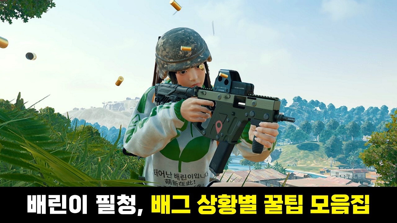 배린이 필수 시청, 배그 상황별 꿀팁 모음집