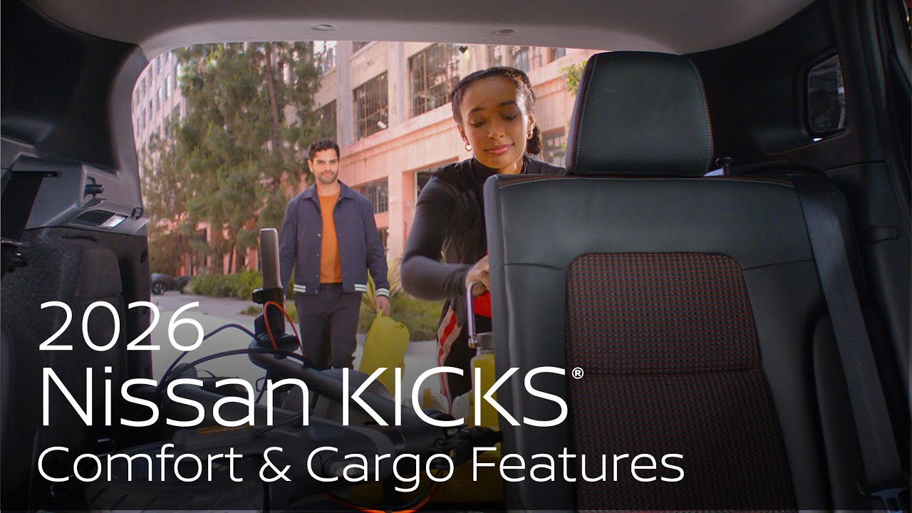 2026 Nissan Kicks SUV | Comfort & Cargo Features