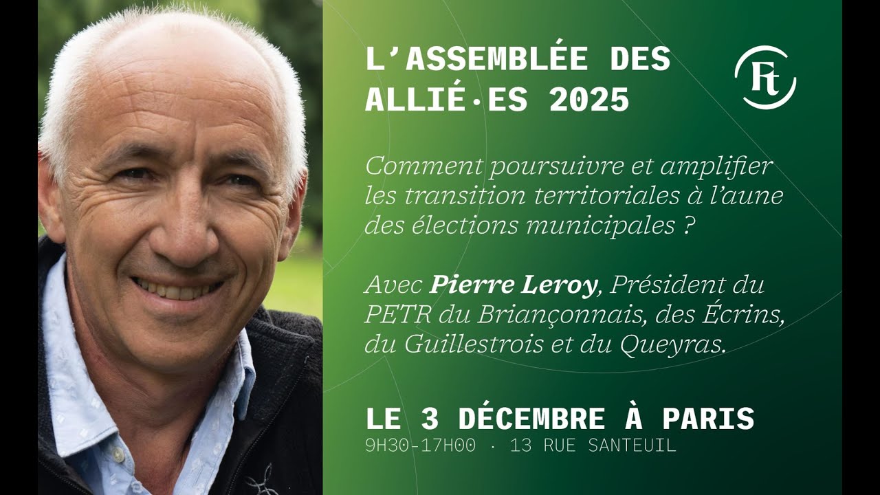 Assembl&eacute;e des alli&eacute;&middot;es 2025 - &eacute;change avec Pierre Leroy, Pr&eacute;sident du PETR du Brian&ccedil;onnais.