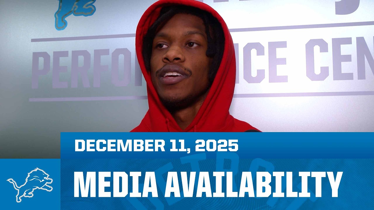 Jameson Williams and Amon-Ra St. Brown meet with the media | December 11, 2025