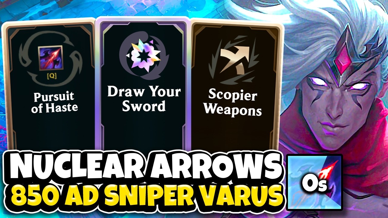 New Augment = No Q Cooldown: 850 AD Sniper Varus | ARAM Mayhem