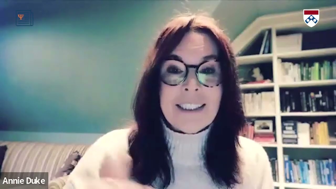 Behavioral Science Authors Series - Annie Duke
