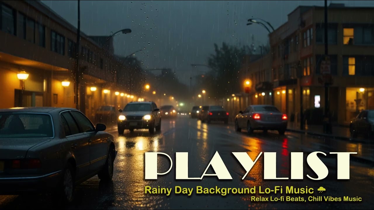 City After Rain  Chill Lo Fi Music 🌧️ Relax & Live the Moment