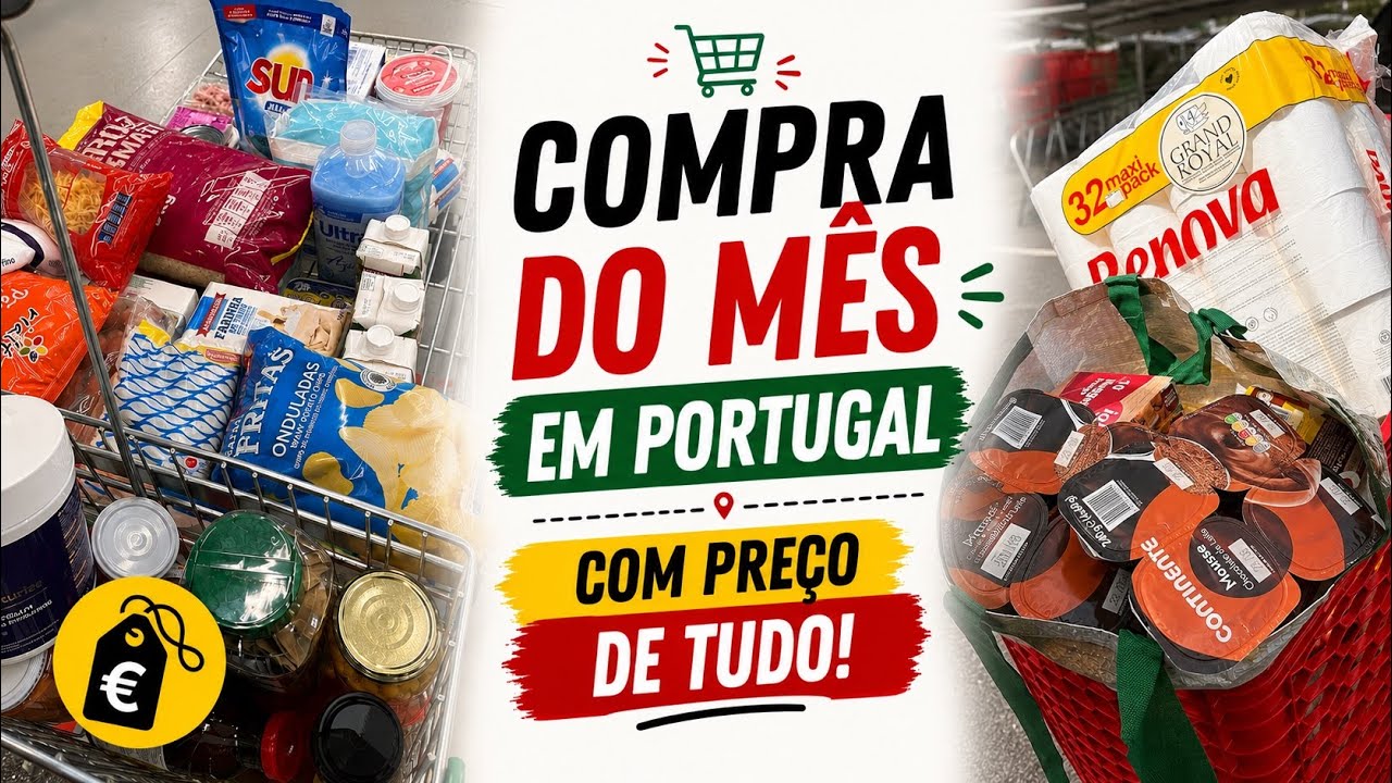 VOC&Ecirc; N&Atilde;O VAI ACREDITAR NESSES PRE&Ccedil;OS&hellip; 😳🛒 | Compra do M&ecirc;s em Portugal - Pre&ccedil;os Atualizados 2026