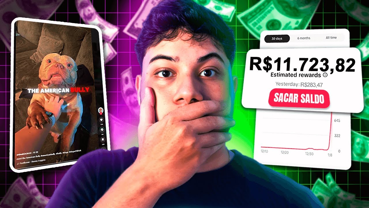 MONETIZEI TIKTOK DARK EM 12 DIAS COPIANDO OS GRINGOS SEM APARECER *só copiar e colar*