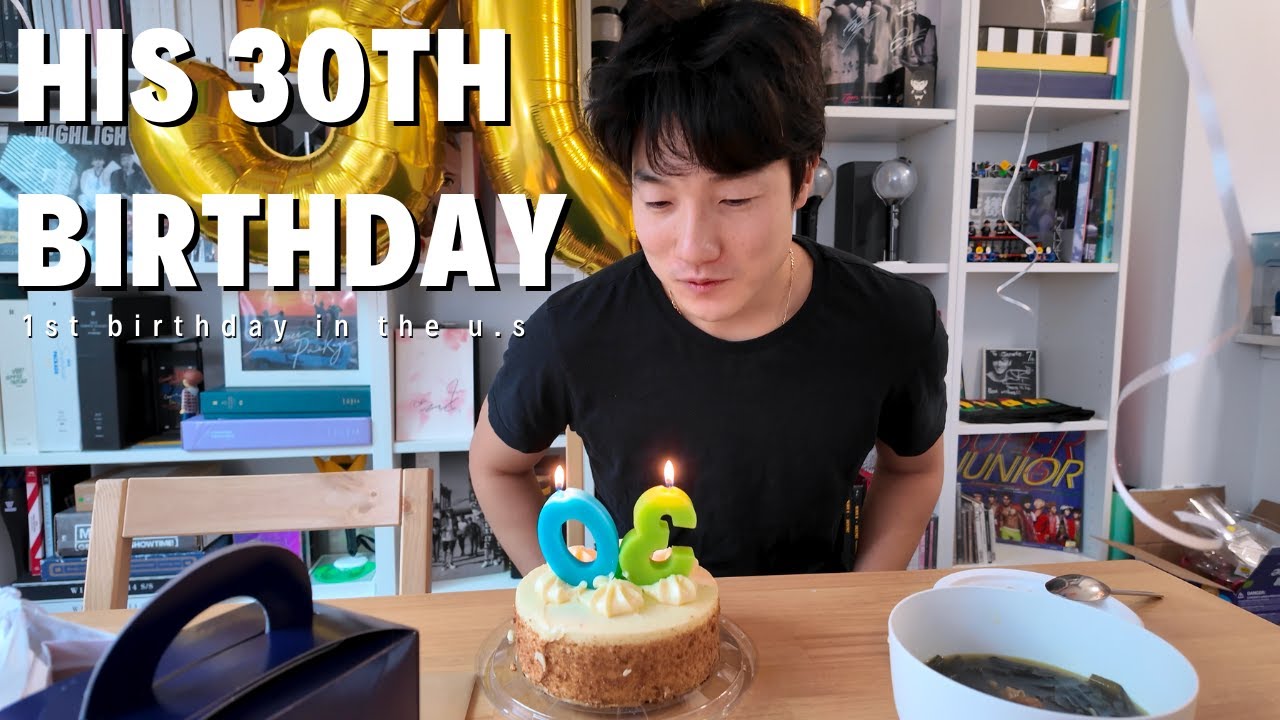 Celebrating Min's 30th birthday in the U.S (with no money)