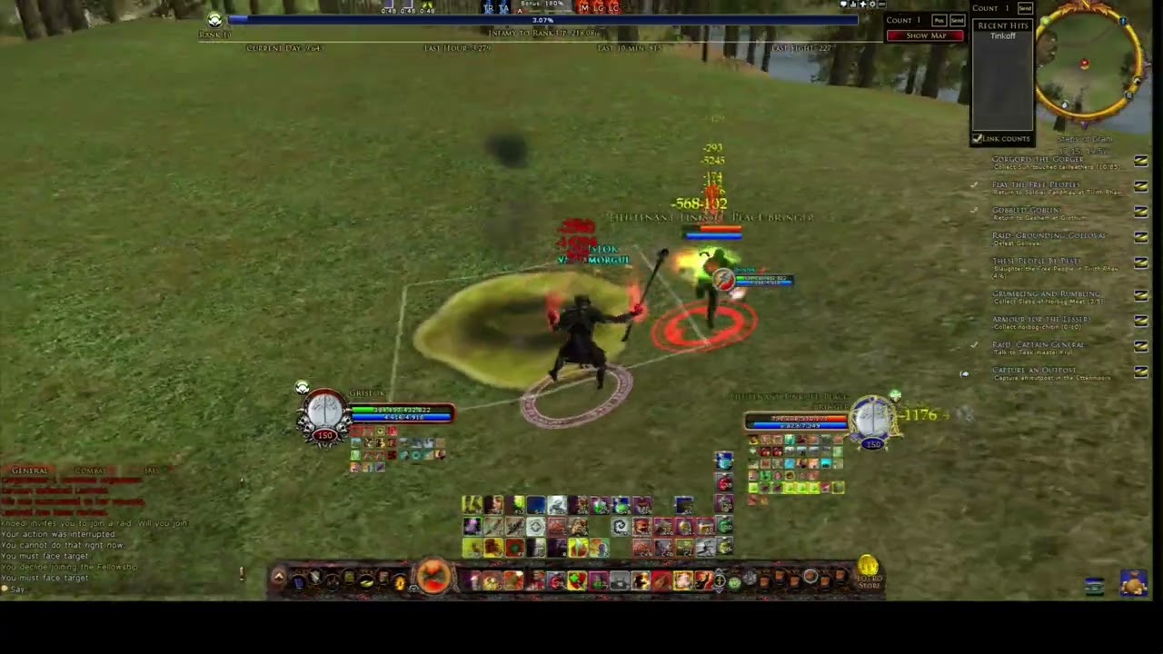 LotRO Arkenstone pvmp Defiler 1v1