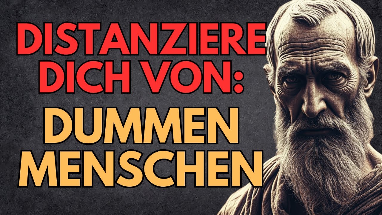 Distanziere dich von DUMMEN Menschen!