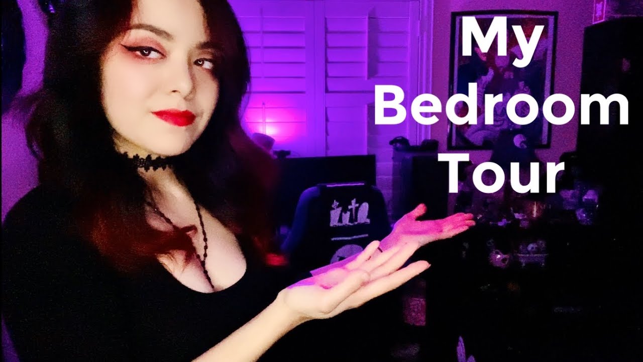 Gothic Bedroom Tour | Horror + Disney Fan Lair! 🖤