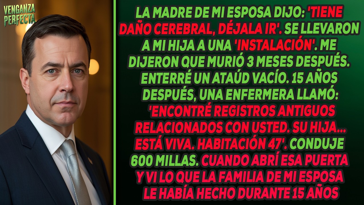 La familia de mi esposa se llevó a mi hija discapacitada; 15 años después, una enfermera llamó ...