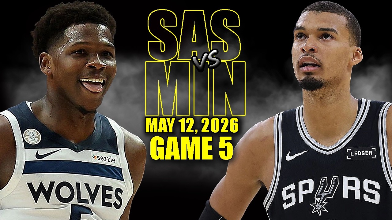 San Antonio Spurs vs Minnesota Timberwolves Full Game 5 Highlights - May 12, 2026 | NBA Playoffs