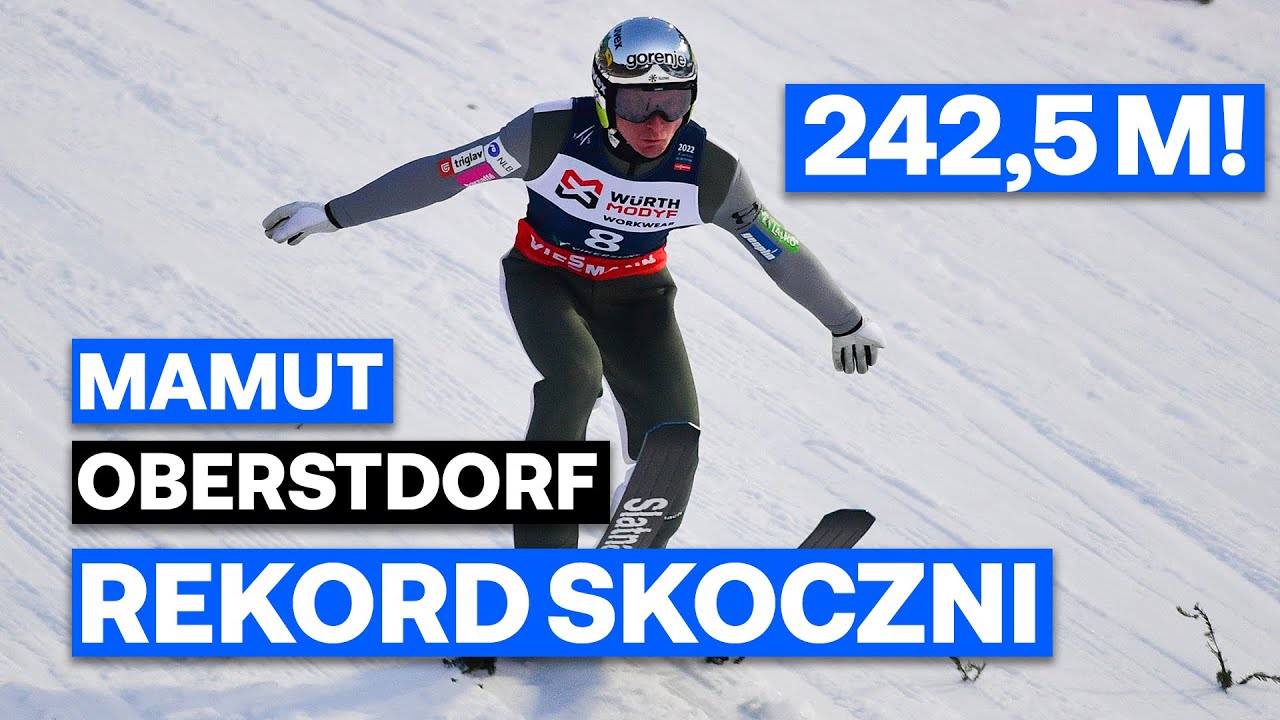 ‼️ Nowy REKORD SKOCZNI mamuciej w Oberstdorfie! Domen Prevc!