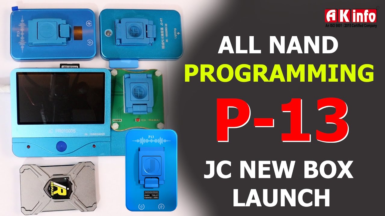 JC BOX P-13 UNBOXING NAND PROGRAMMING, NAND UPGRADE iphone repairing course in delhi iphone Training