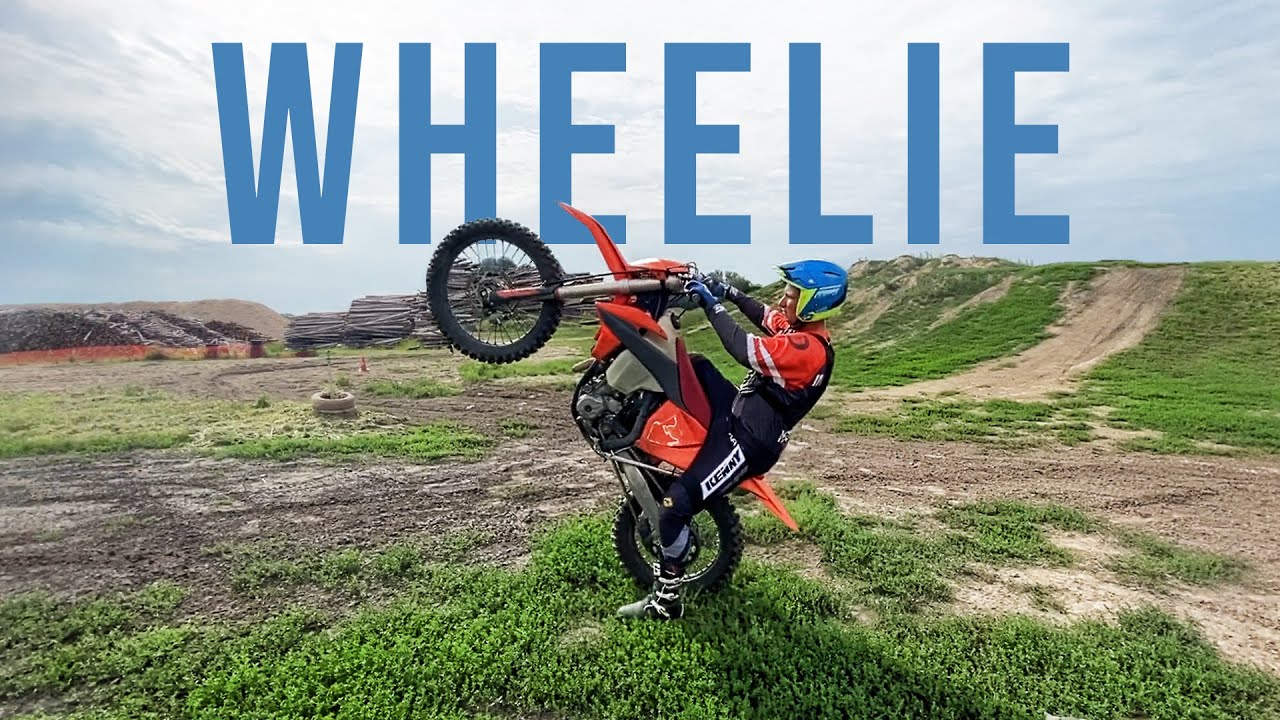 Техніка WHEELIE в ендуро! Як піднімати переднє колесо?