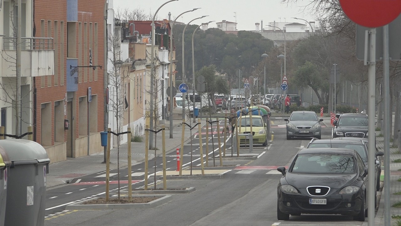 L'avinguda de Vilafranca de Vilanova i la Geltrú, pacificada