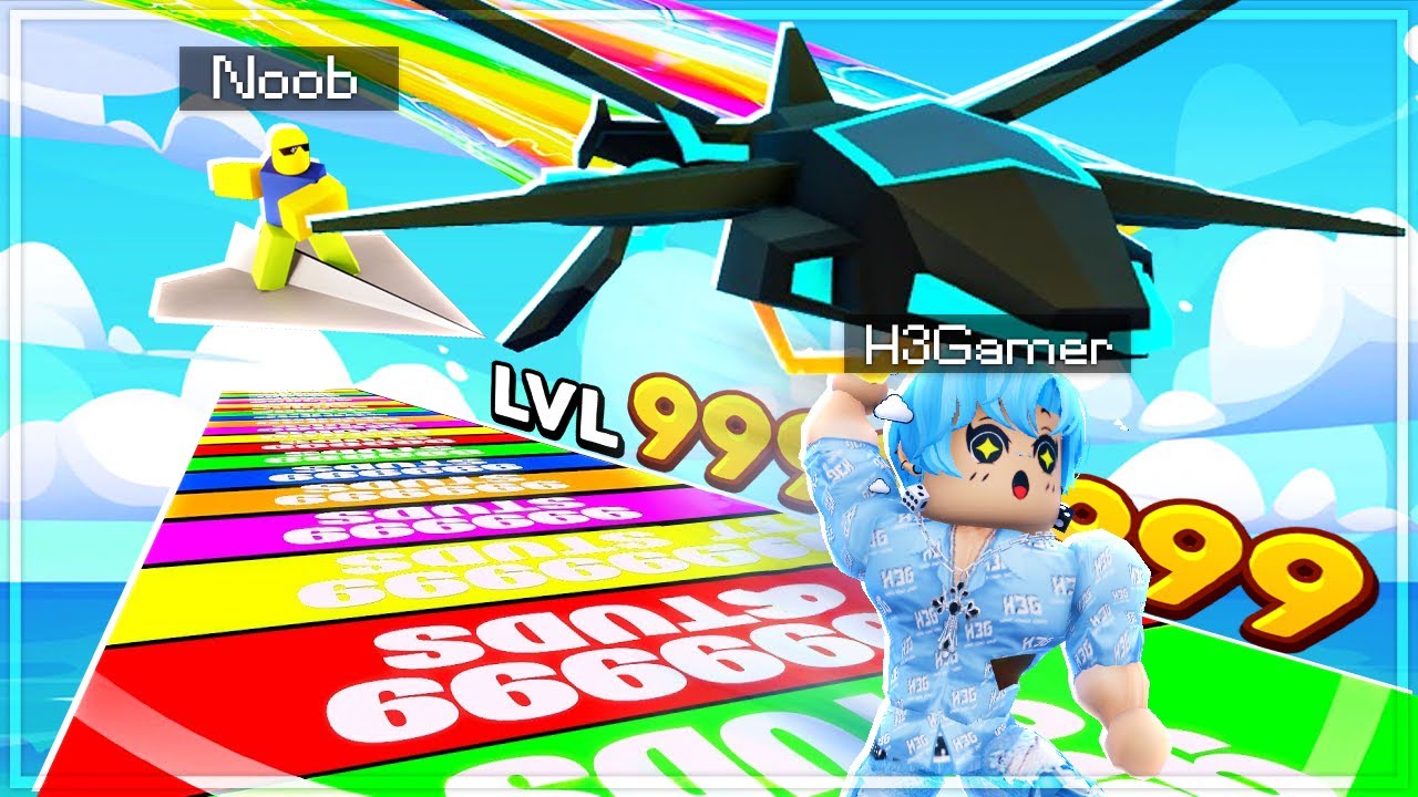 Mình TRƯỢT Xa 1 TRIỆU MÉT?? Trở Thành Người LƯỚT NHANH NHẤT Trong Glide Race | Roblox