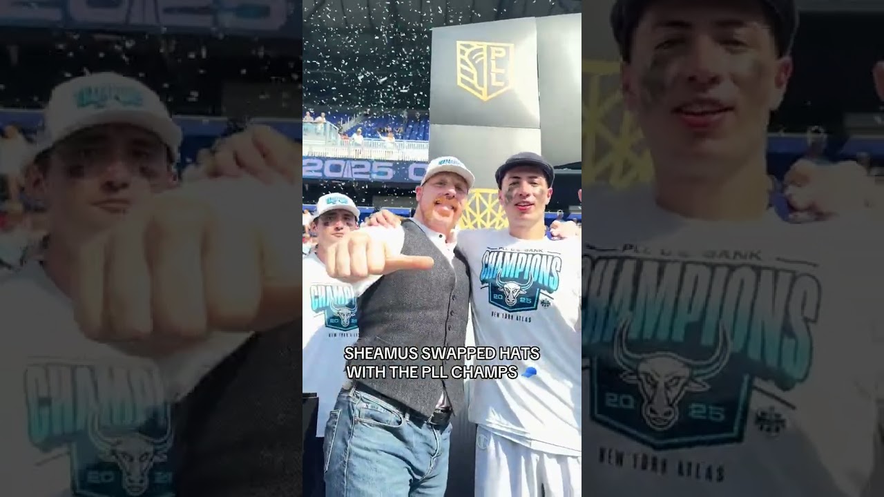 Sheamus repping the New York Atlas 🤝