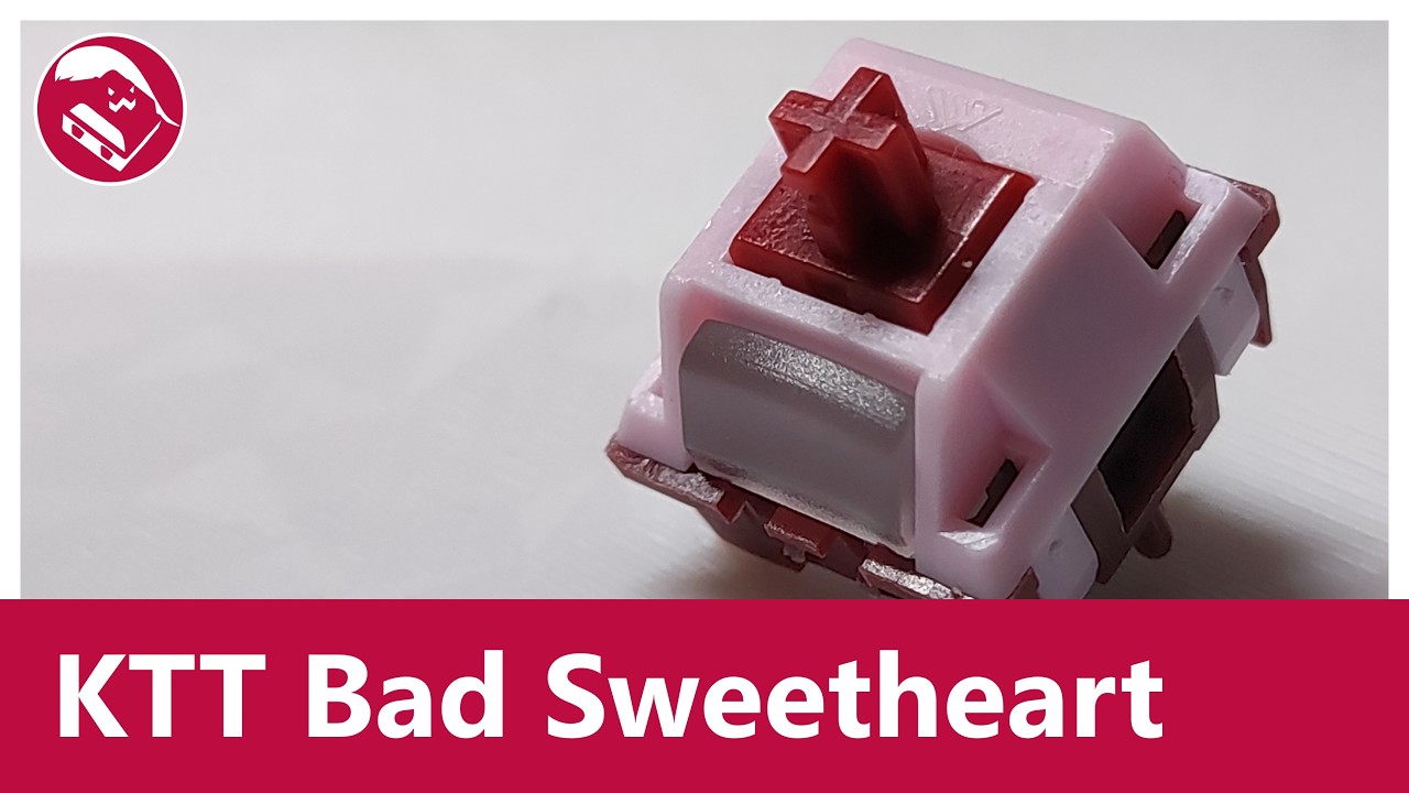Wait, have I seen you somewhere? | KTT Bad Sweetheart silent linear switch sound test review