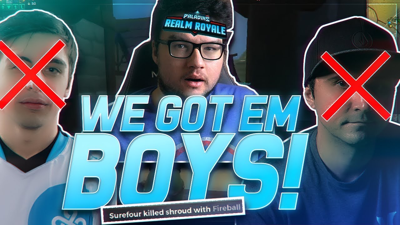 DYRUS ПРОТИВ SHROUD И SUMMIT1G | REALM ROYALE