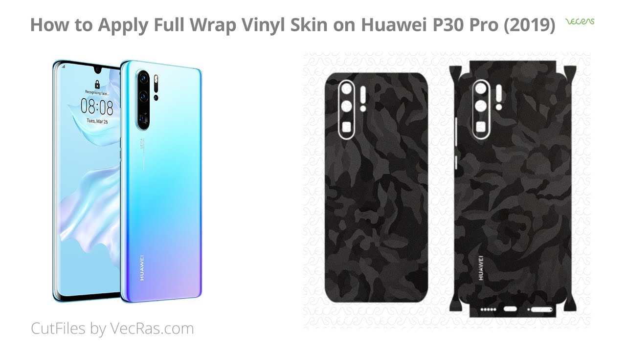 Huawei P30 Pro 3M Vinyl Skin Application Tutorial | VecRas
