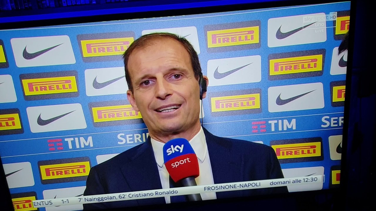 Lite Allegri Adani in diretta a Sky
