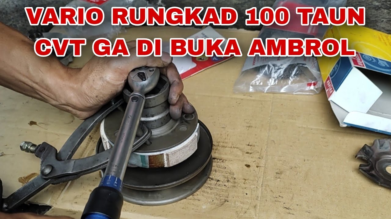 VARIO Rungkad garagara cvt jarang di service mesin suara kaya mesin dompeng Jajan nya banyak
