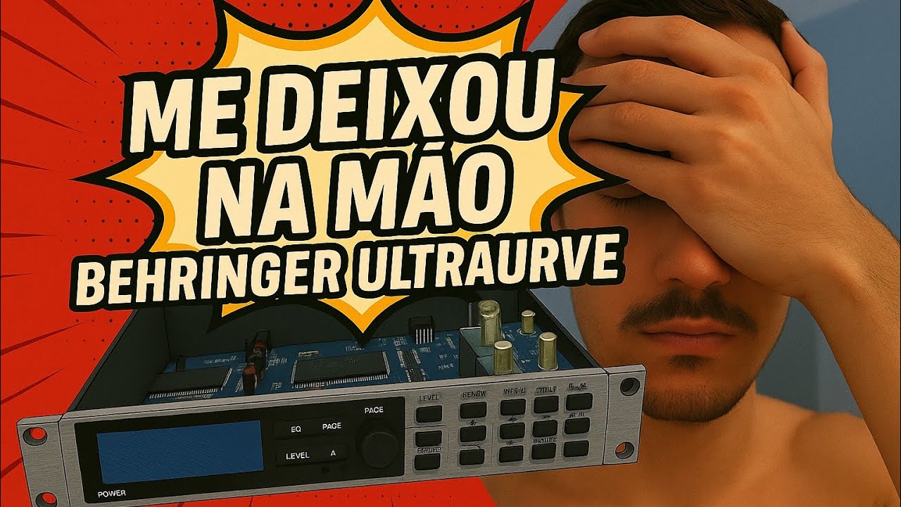 Processador Behringer Ultracurve com defeito em looping, não ligava. Como arrumar com menos de R$20