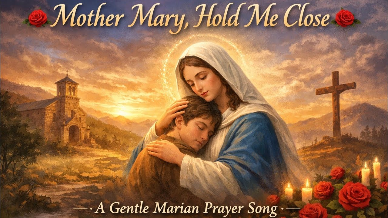 Mother Mary, Hold Me Close 🌹 | Gentle Marian Prayer Song for Peace & Healing